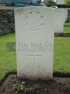 BROWN'S ROAD MILITARY CEMETERY, FESTUBERT - HERD, HORACE FALKLAND