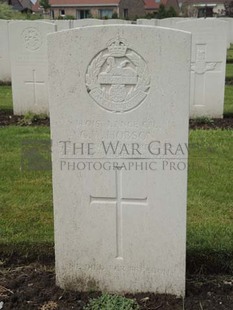 BROWN'S ROAD MILITARY CEMETERY, FESTUBERT - HOBSON, GEORGE WILLIAM