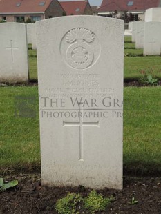 BROWN'S ROAD MILITARY CEMETERY, FESTUBERT - JONES, JOHN MILTON