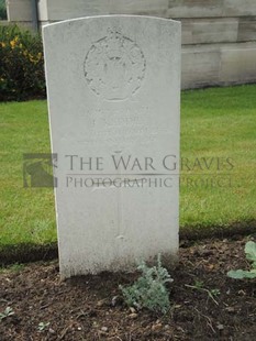 BROWN'S ROAD MILITARY CEMETERY, FESTUBERT - KEDDIE, J