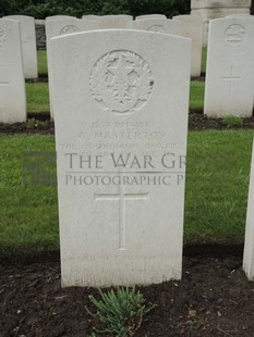 BROWN'S ROAD MILITARY CEMETERY, FESTUBERT - MASTERTON, G