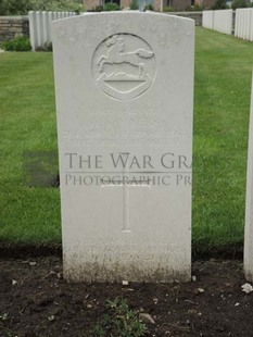 BROWN'S ROAD MILITARY CEMETERY, FESTUBERT - MYERS, ARTHUR SWALE