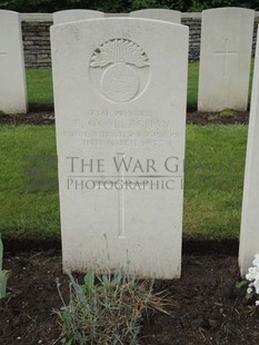 BROWN'S ROAD MILITARY CEMETERY, FESTUBERT - O'CALLAGHAN, T