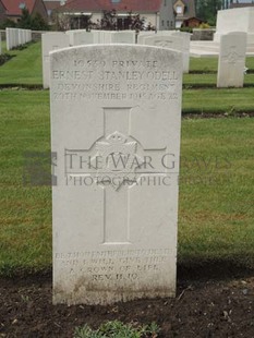 BROWN'S ROAD MILITARY CEMETERY, FESTUBERT - ODELL, ERNEST STANLEY