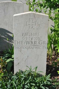 RUE-PETILLON MILITARY CEMETERY, FLEURBAIX - RUPE, K F