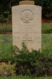 BEIRUT WAR CEMETERY - ADAMS, GORDON