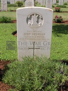 BEIRUT WAR CEMETERY - ADAMSON, JOHN