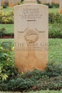 BEIRUT WAR CEMETERY - ASTON, GEORGE RANKIN