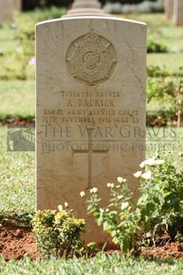 BEIRUT WAR CEMETERY - BADRICK, ALBERT