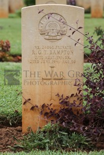 BEIRUT WAR CEMETERY - BAMPTON, RICHARD GEORGE THOMAS