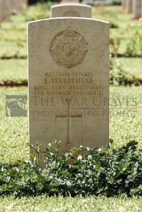 BEIRUT WAR CEMETERY - BEARDSMORE, E