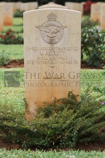 BEIRUT WAR CEMETERY - BECKETT, GEORGE