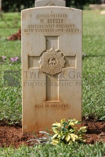 BEIRUT WAR CEMETERY - BEEDLE, WALTER