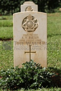 BEIRUT WAR CEMETERY - BEETON, ALFRED WALLACE