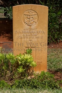 BEIRUT WAR CEMETERY - BELLAIRS, FRANK ALFRED