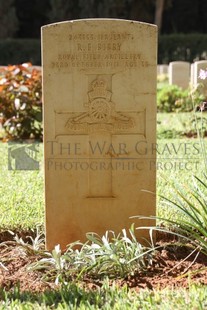 BEIRUT WAR CEMETERY - BIBBY, R E