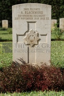 BEIRUT WAR CEMETERY - BLACKMORE, ANDREW