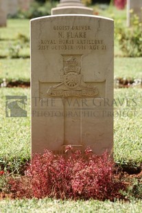 BEIRUT WAR CEMETERY - BLAKE, NORMAN