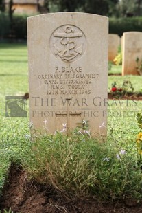 BEIRUT WAR CEMETERY - BLAKE, PETER