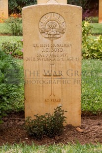 BEIRUT WAR CEMETERY - BOYD, JAMES EDWARD