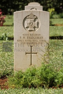 BEIRUT WAR CEMETERY - BRIDGEMAN, PERCY W.