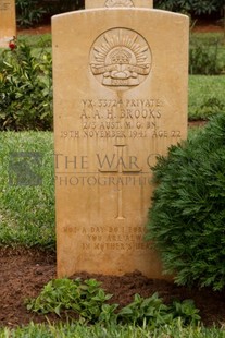 BEIRUT WAR CEMETERY - BROOKS, ALFRED ARNOLD HERBERT