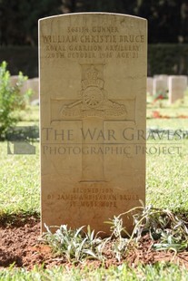 BEIRUT WAR CEMETERY - BRUCE, WILLIAM CHRISTIE