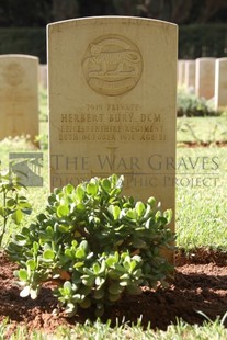 BEIRUT WAR CEMETERY - BURY, HERBERT