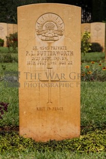 BEIRUT WAR CEMETERY - BUTTERWORTH, PERCY LEWIS