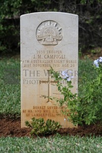 BEIRUT WAR CEMETERY - CAMPIGLI, JOHN MURRAY