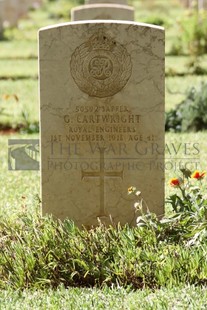 BEIRUT WAR CEMETERY - CARTWRIGHT, G