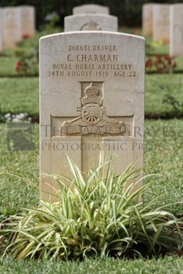 BEIRUT WAR CEMETERY - CHARMAN, C