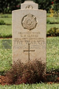 BEIRUT WAR CEMETERY - CLARKE, G H