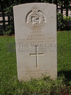 BEIRUT WAR CEMETERY - COCKS, JOHN STANLEY