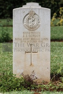 BEIRUT WAR CEMETERY - CONLON, JOHN JAMES