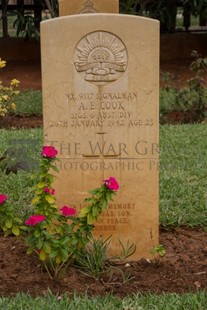 BEIRUT WAR CEMETERY - COOK, ALFRED EDWIN