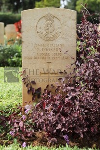 BEIRUT WAR CEMETERY - COOKSON, THOMAS