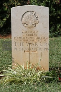 BEIRUT WAR CEMETERY - COOPER, JAMES