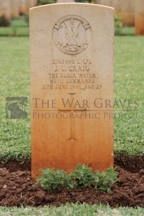 BEIRUT WAR CEMETERY - CRAIG, JAMES CROSS