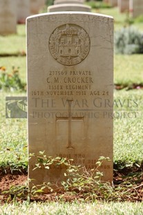 BEIRUT WAR CEMETERY - CROCKER, CHARLIE MAURICE