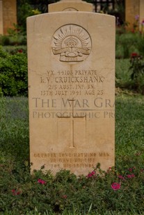 BEIRUT WAR CEMETERY - CRUICKSHANK, IVAN VICTOR