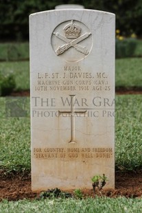 BEIRUT WAR CEMETERY - DAVIES, L F St. J