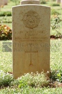 BEIRUT WAR CEMETERY - DOUST, E