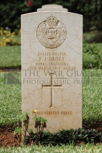 BEIRUT WAR CEMETERY - DRORY, F J