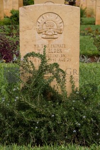 BEIRUT WAR CEMETERY - ELDER, WILLIAM ERNEST