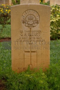 BEIRUT WAR CEMETERY - ELLIOTT, GEORGE HENRY