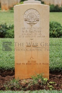 BEIRUT WAR CEMETERY - ELLWOOD, GEORGE HOCKLEY