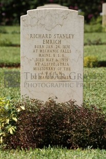 BEIRUT WAR CEMETERY - EMRICH, RICHARD STANLEY