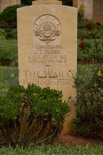 BEIRUT WAR CEMETERY - FISHER, JOHN THEOPHILUS