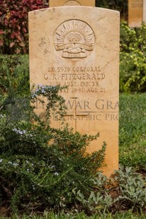 BEIRUT WAR CEMETERY - FITZGERALD, GEORGE ROSS